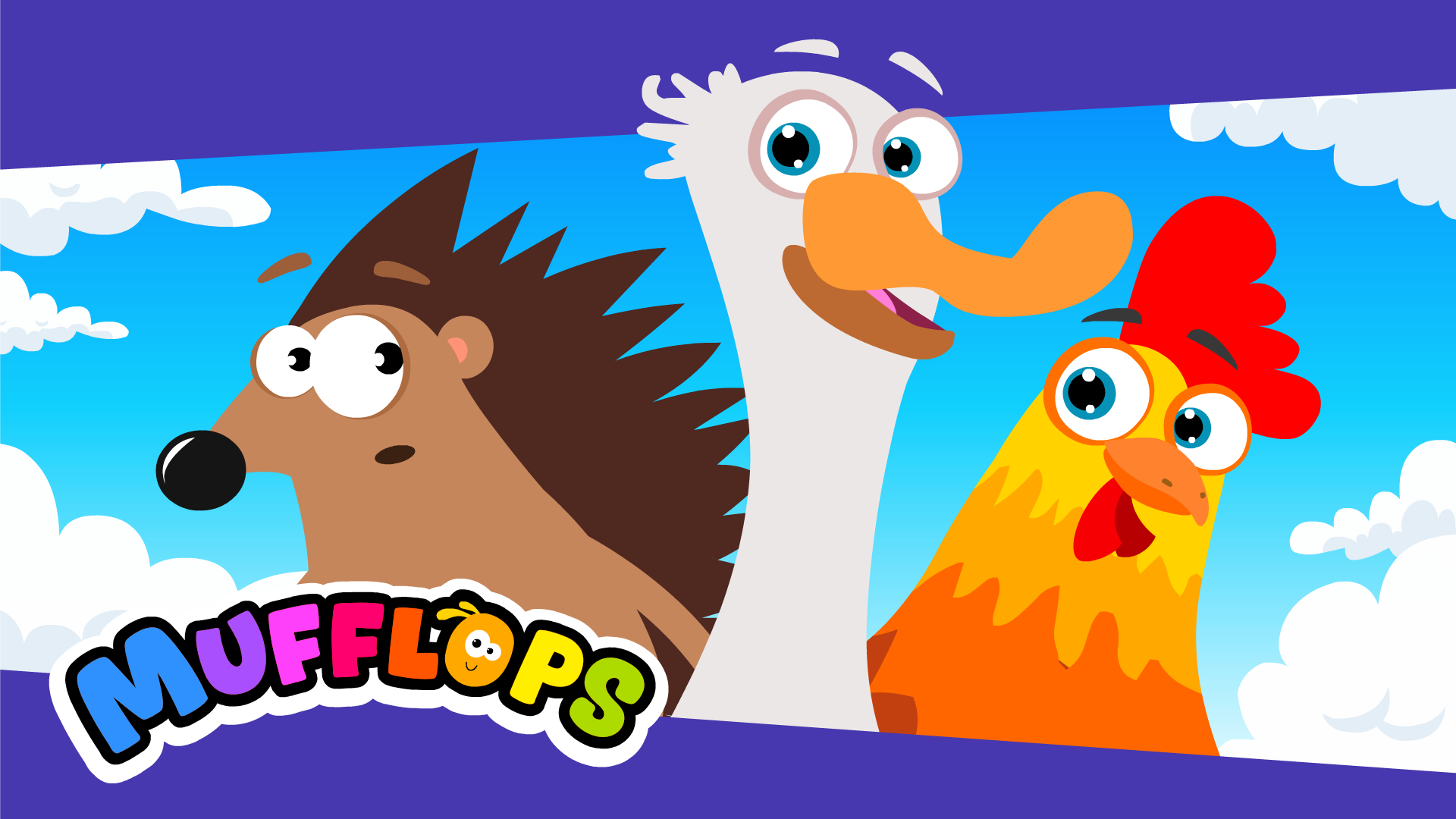 Chicken, goose, and hedgehog in a fun Easter song about animals that lay eggs.